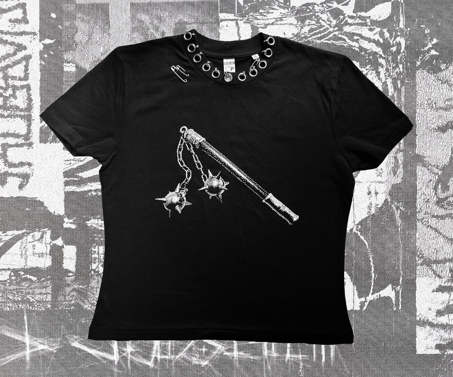 1/1 PIERCED FLAIL TEE - XL & L