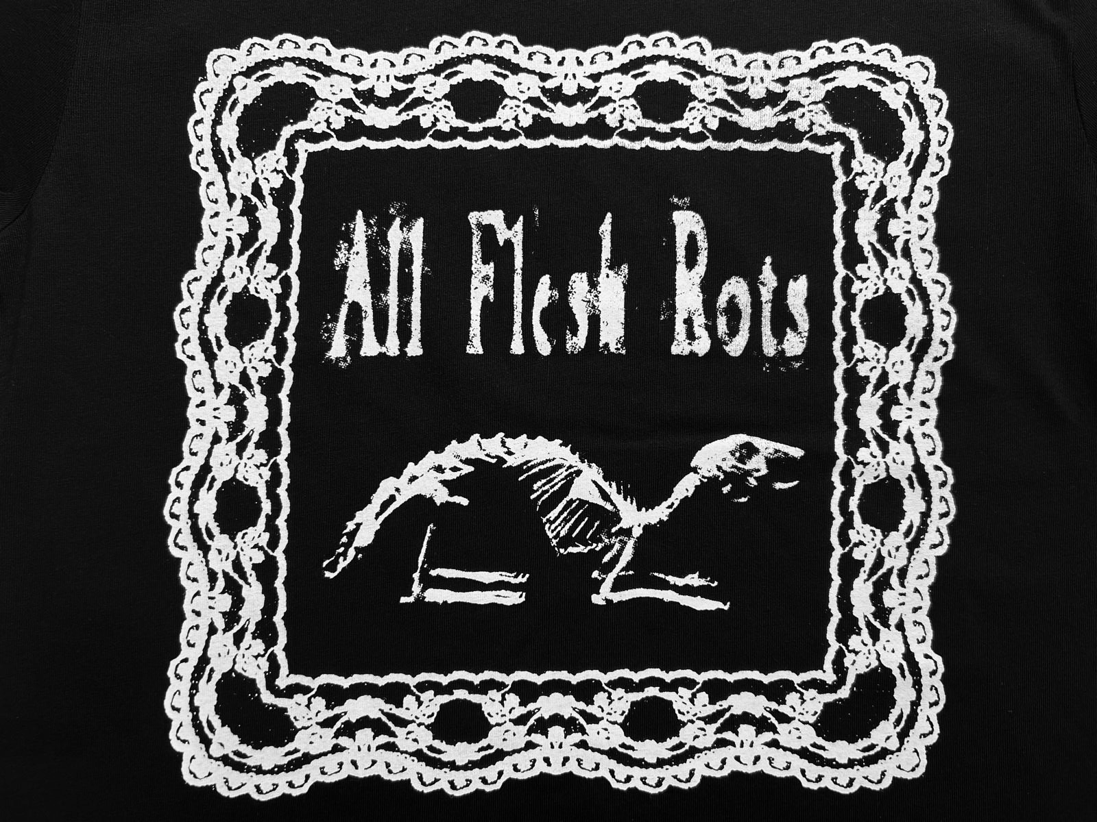 1/1 PIERCED FLESH ROTS BABY TEE - M