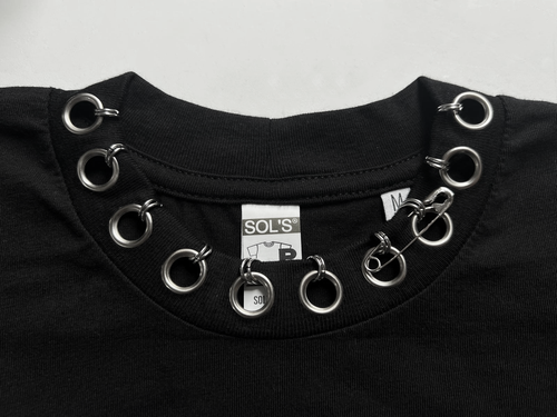 1/1 PIERCED FLESH ROTS BABY TEE - M
