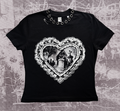 1/1 PIERCED CEMETERY TEE - L