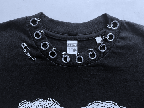 1/1 PIERCED CEMETERY TEE - L