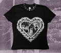 1/1 PIERCED CEMETERY TEE - S